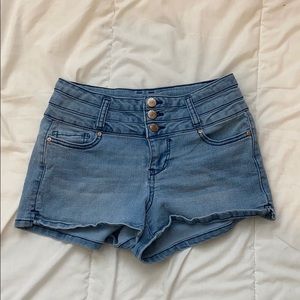 Denim Shorts, W3, High Waist